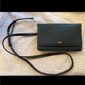 Michael Kors Dark Green Crossbody Bag